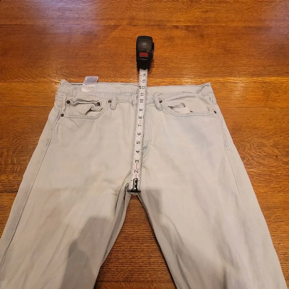 Levi's 512 Slim Taper Men's Light Wash Stretch Denim Jeans 5-Pocket